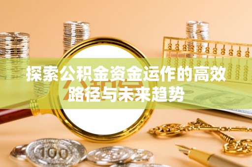 杭锦旗探索公积金资金运作的高效路径与未来趋势