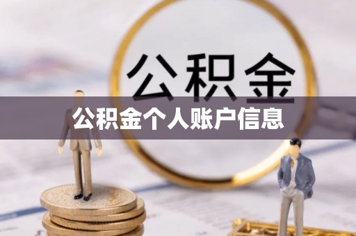 库尔勒公积金个人账户信息