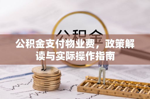 达孜公积金支付物业费，政策解读与实际操作指南