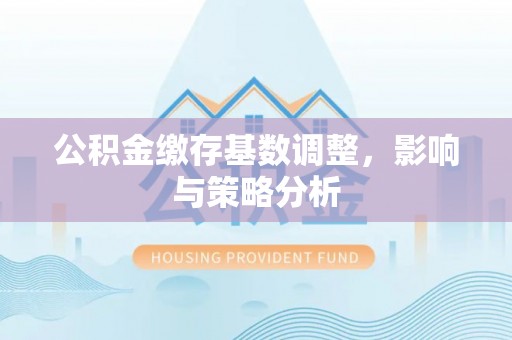 高树公积金缴存基数调整，影响与策略分析