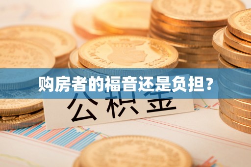 东昌府购房者的福音还是负担？
