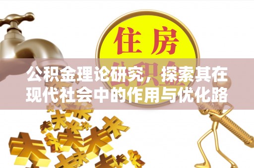 高明公积金理论研究，探索其在现代社会中的作用与优化路径
