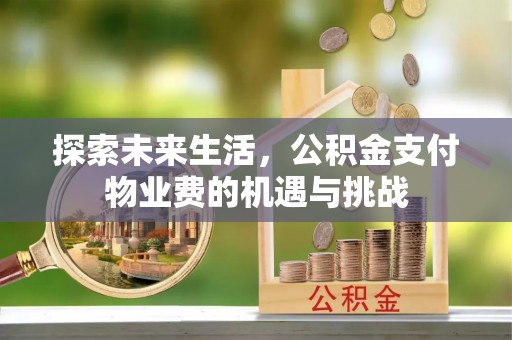 台前探索未来生活，公积金支付物业费的机遇与挑战