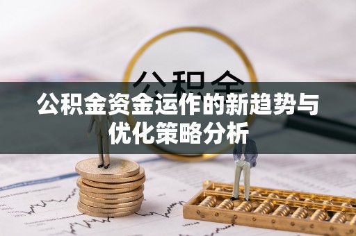 仲巴公积金资金运作的新趋势与优化策略分析