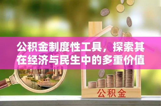 外埔公积金制度性工具，探索其在经济与民生中的多重价值
