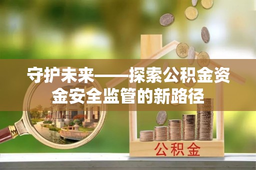 平湖守护未来——探索公积金资金安全监管的新路径