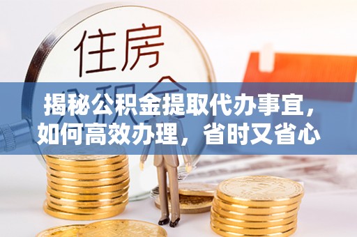 南港揭秘公积金提取代办事宜，如何高效办理，省时又省心？