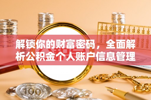 察布查尔锡伯解锁你的财富密码，全面解析公积金个人账户信息管理与优化