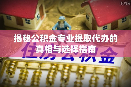 临武揭秘公积金专业提取代办的真相与选择指南