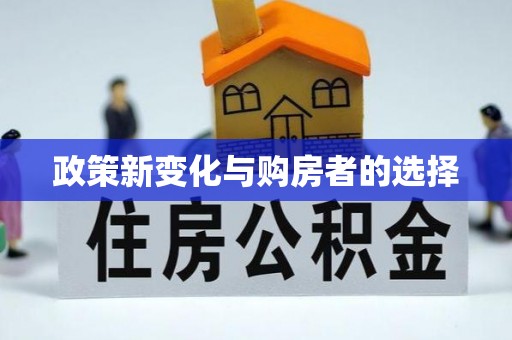 临武政策新变化与购房者的选择