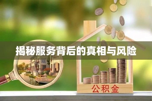 来安揭秘服务背后的真相与风险